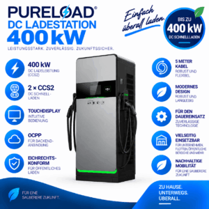 DC Ladestation | 400kW | PL-5 | CCS2 | Payment-Terminal