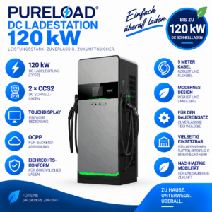 DC Ladestation | 120kW | PL-1 | CCS2 | Payment-Terminal