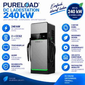 DC Ladestation | 240kW | PL-3 | CCS2 | Payment-Terminal