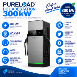 DC Ladestation | 300kW | PL-4 | CCS2 | Payment-Terminal