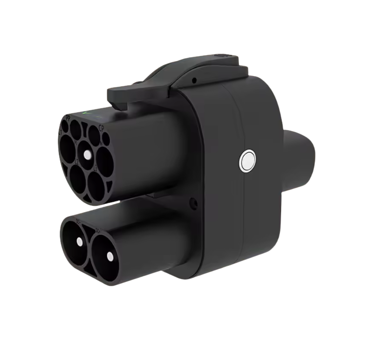 CCS2 zu NACS Adapter | 250A | 250kW | V2G | Transportkoffer – Bild 2