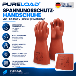 VDE Spannungsschutz-Handschuhe | Größe 6-12 | bis 1000V | Heavy | E-Mobilität