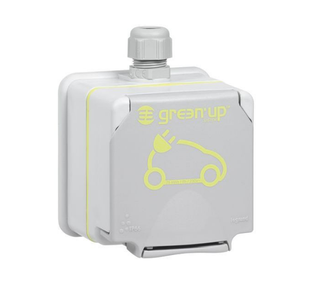 Green’Up Schutzkontaktsteckdose | 16A | 3,6kW | 1-Phasig | für mobile Ladestationen – Bild 3