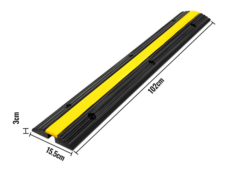 Kabelbrücke / Kabelkanal für den Boden | 102cm | bis 8 Tonnen belastbar – Bild 3