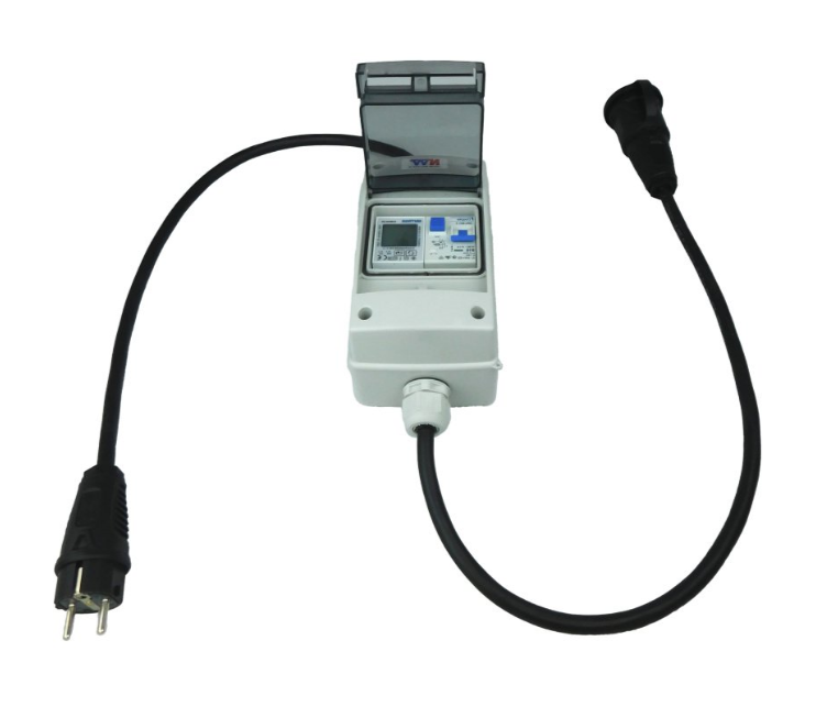 Mobiler Stromzähler | Schuko | 16A | 3,6kW | 1-Phasig | MID | Mit/Ohne Reset – Bild 2