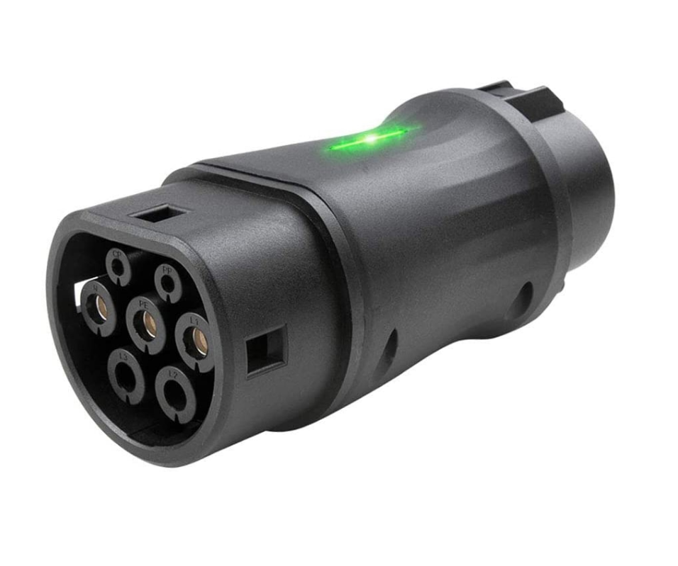 Typ1 zu Typ2 EV-Adapter | 32A | 7,2kW | 1-Phasig | inkl. Transporttasche – Bild 2